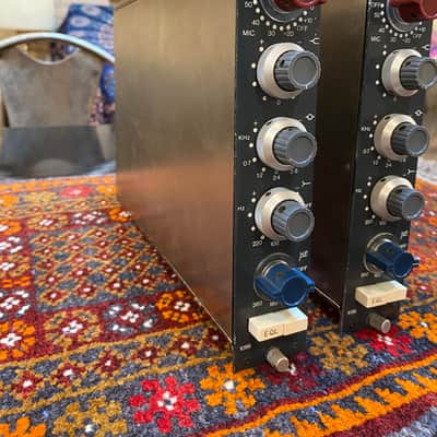 Neve 1066 Mic / Line Input Module with 3-Band EQ Pair 1970s - RAF Blue Grey (Lot #1) image 4
