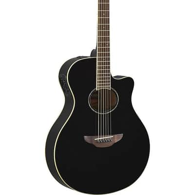Yamaha APX600 Acoustic-Electric Guitar Black image 1