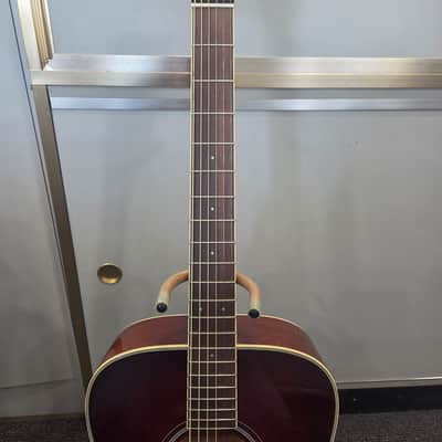 Yamaha FG-TA TransAcoustic Dreadnought 2010s - Brown Sunburst image 4