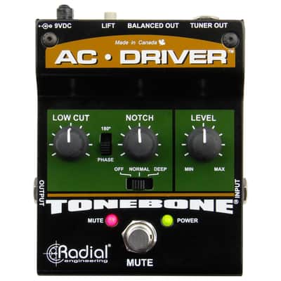 Radial AC-Driver Acoustic Instrument Preamp/DI