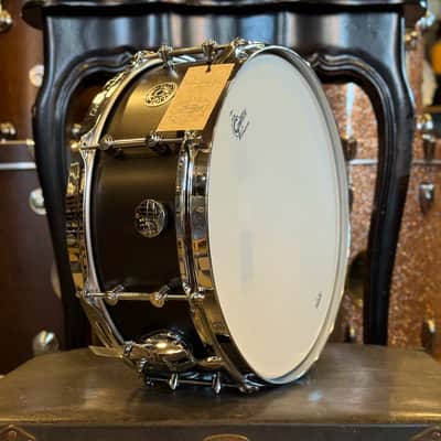 NEW Gretsch 5.5x14 Brooklyn Standard Snare Drum in Satin Black Metallic image 5