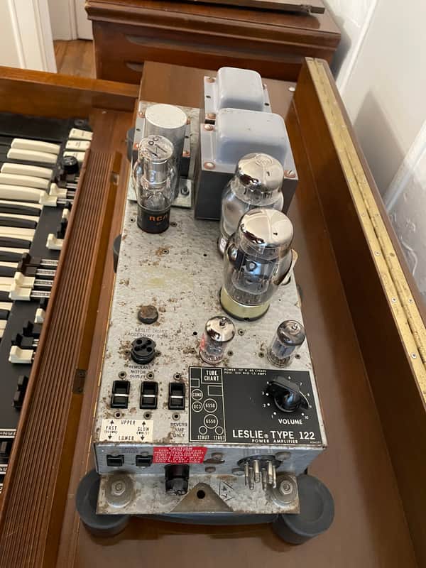 Leslie 122 Amp Amplifier with tubes Hammond b3 147 145 image 1
