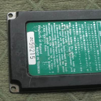 used Boss Green Label Taiwan BOTTOM PLATE - has serial number on it, April 1991 [specifically from HF2 - but can be for some CE-3, BF-2, CE-2B, and BF-2B (NO pedals, NO other parts)] image 16