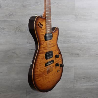 Godin LGX 1998 - Cognac Burst Electric / Acoustic Transducer Guitar W/ Original Hardshell Case! image 3