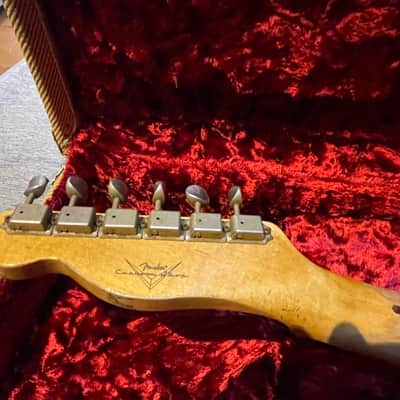 Fender télécaster 2021 - Fender MBD Limited 1952 Telecaster Humbucker Heavy Relic Nocaster Blonde image 13