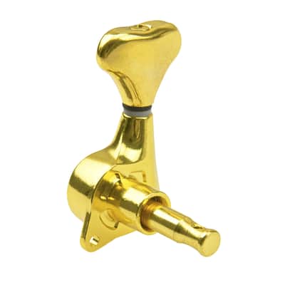 6 Guitar Machine Heads Sealed Tuning Key Pegs Tuners Set Replacement 3L+3R Compatible with Strat ST Tele SG Style Electric or Acoustic Guitars (Gold) image 5