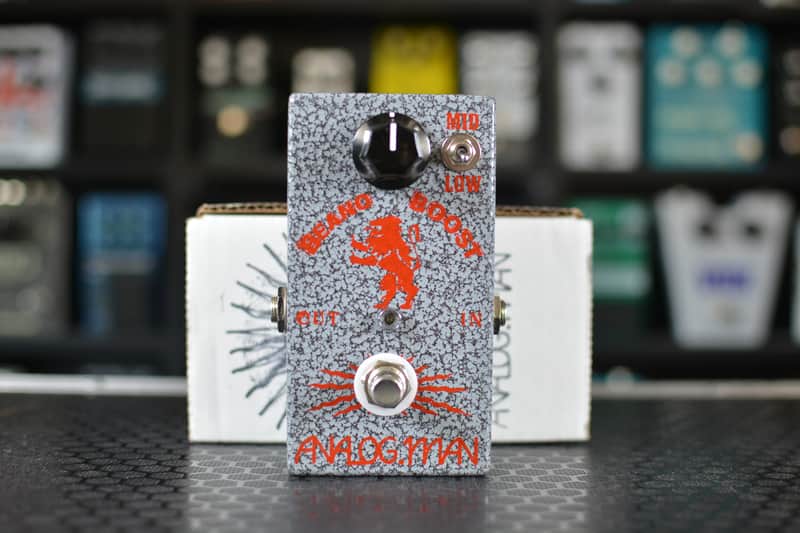 ギター Analog.man Beano Boost Treble Booster Analogman Beano Boost Treble Booster Pedal – Chicago Music Exchange