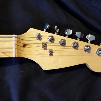 Custom Build "Flinty Minty" Strato-liscious Natural Alder/Maple Mint Green Pickguard Cream Knob/Tips image 11