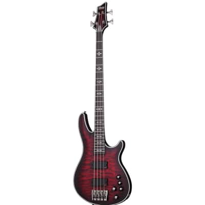 Schecter Hellraiser Extreme-4 Active 4-String Bass Crimson | Reverb