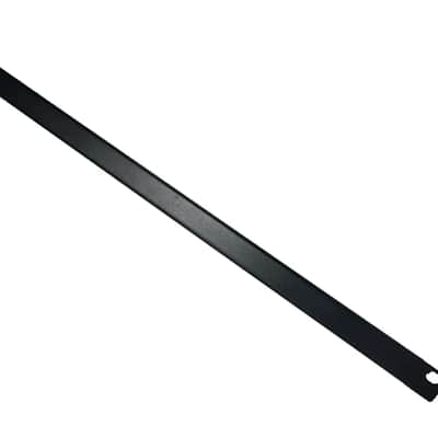 LASE 1/2U (Space) Black Heavy Duty Flanged 16GA Blank Rack Case Panel 19" x 0.875" image 5