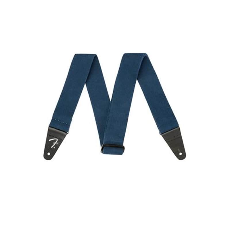 Fender WeighLess 2  Elastic Tweed Guitar Strap, Lake Placid Blue Bild 1