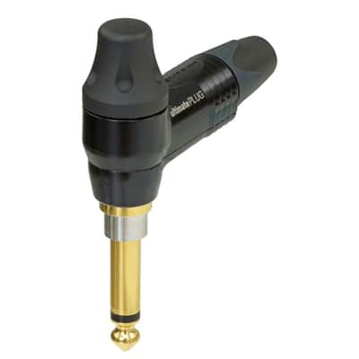 Neutrik NP2RX-ULTIMATE 1/4" TS Right Angle Cable Connector with Timbre and Silent Switch image 3