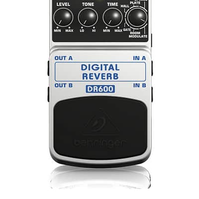 Behringer DR600 Digital Reverb Digital Stereo Reverb Effects Pedal,guitar effects pedals image 5