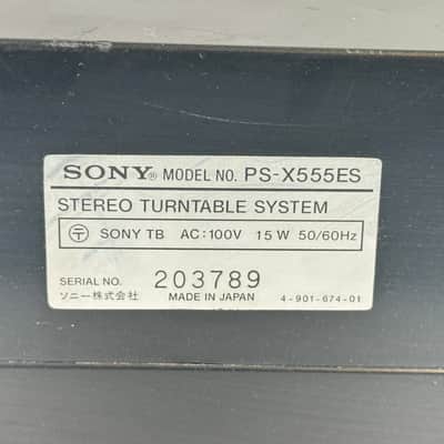 SONY PS-X555ES Turntable Record Player player w/ XL-333E MC Cartridge image 10