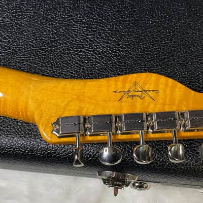 NEW! Fender Custom Shop Flamethrower Telecaster Custom - NOS - Modern Specs - Texas Special Pick-Ups - AAAA Flamed Neck - 3-Tone Sunburst - Authorized Dealer - 7.55lbs - G07106 image 11