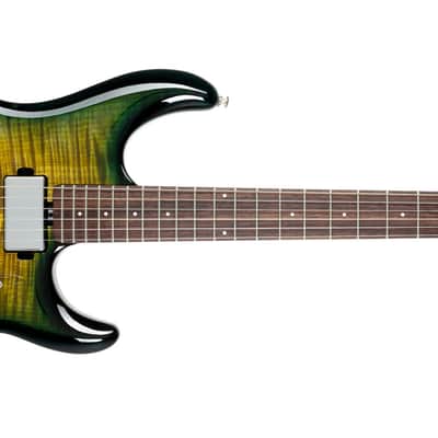 Ernie Ball Music Man Luke 4 HH Gator Burst Flame with Mono Case image 2