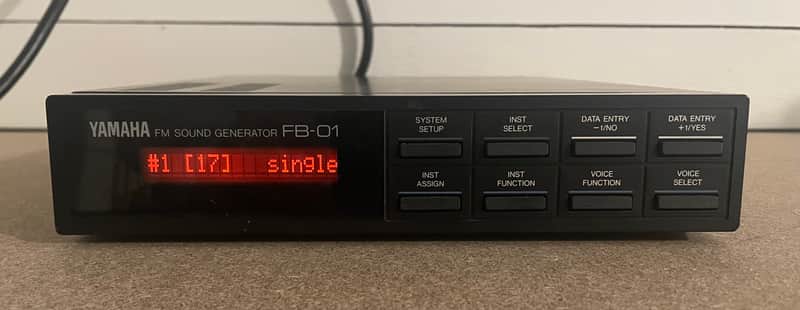 Yamaha FB-01 FM Sound Generator 1986 - 1987 Black Bild 1