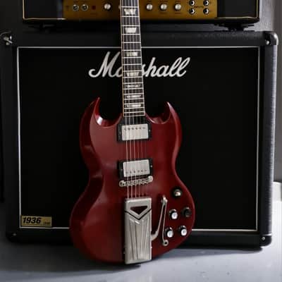 Gibson Les Paul (SG) Standard with Sideways Vibrola 1961 - 1962 - Cherry image 10
