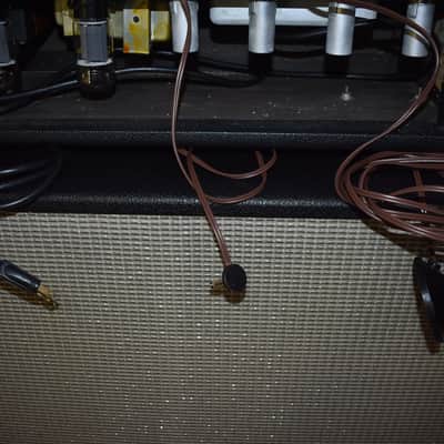 Fender Bandmaster 40-Watt 2-Channel 2x12" Piggyback Guitar Amp 1967 - Black Panel image 10
