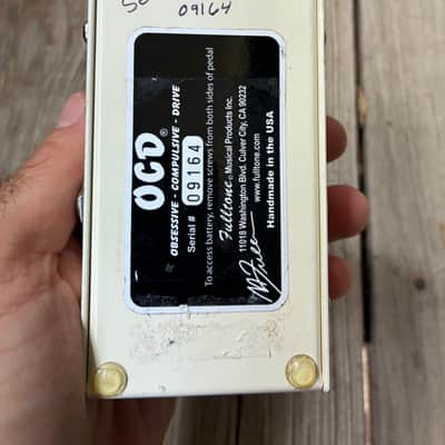 Fulltone OCD V1 1.2 RICO signed Series 2 2005 - 2006 - White image 9