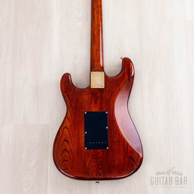 1992 Fender Stratocaster Order Made Walnut Satin Nitro Lacquer w/ Gold Hardware & Case, Japan MIJ Fujigen image 3