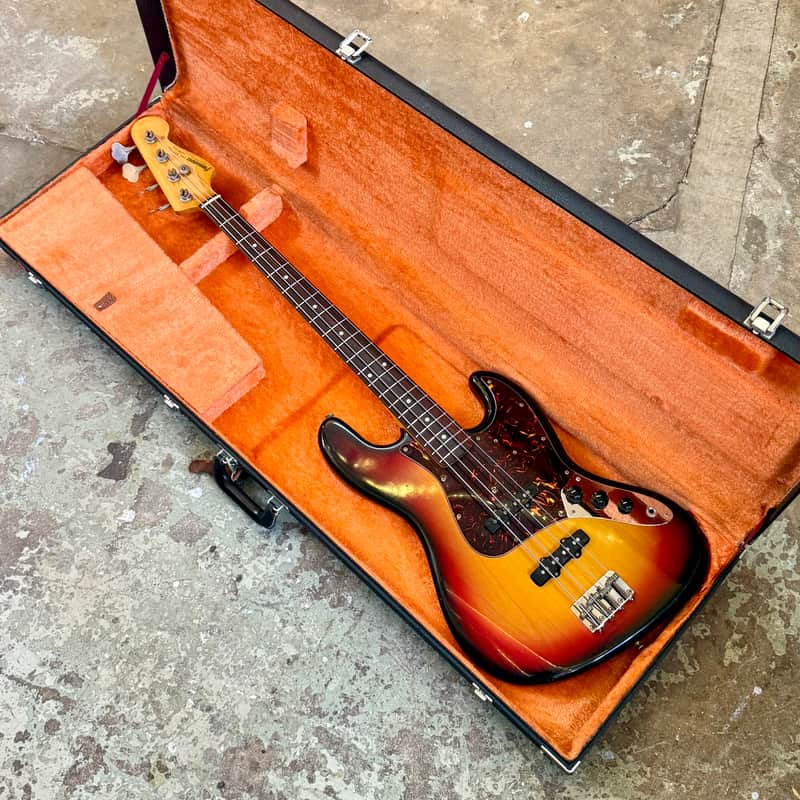 Fernandes Revival electric jazz bass c 1975 - Sunburst original