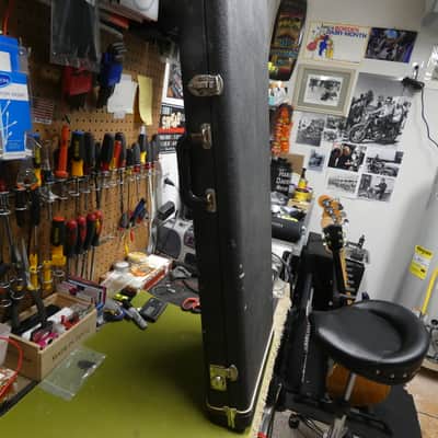 Rickenbacker 4001 Case Early 1970s - Blue Lined - Black Tolex - CASE ONLY image 6