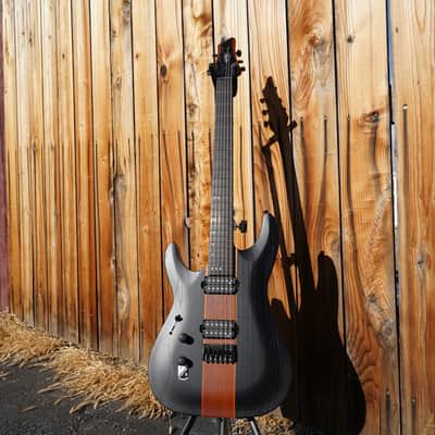 Schecter DIAMOND SERIES C-1 Rob Scallon - Satin Dark Roast  Left Handed 6-String Electric Guitar (2023) image 2