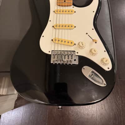 Vintage Squier II Standard Stratocaster with Maple Fretboard (Made in Korea) 1989 - 1992 - Black image 2
