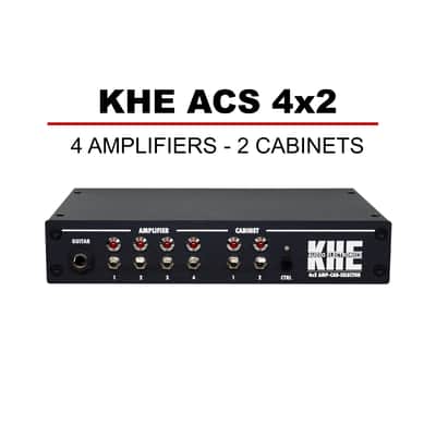 KHE Audio | ACS 4x2 | Guitar Amplifier Speaker Cabinet Switcher Selector Router image 1
