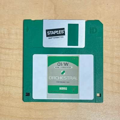 Korg 01/W XPC-02 Orchestral Performance Data Floppy Disk