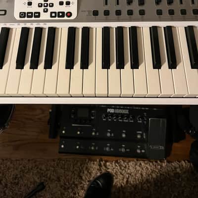 M-Audio Axiom AIR 49 Key USB MIDI Keyboard Controller 2010s - White image 3