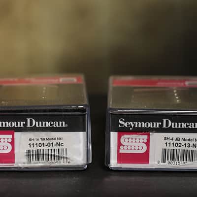 Seymour Duncan SH-4 JB Bridge & SH-1 59 Neck Nickel Humbucker Pickup Set image 3