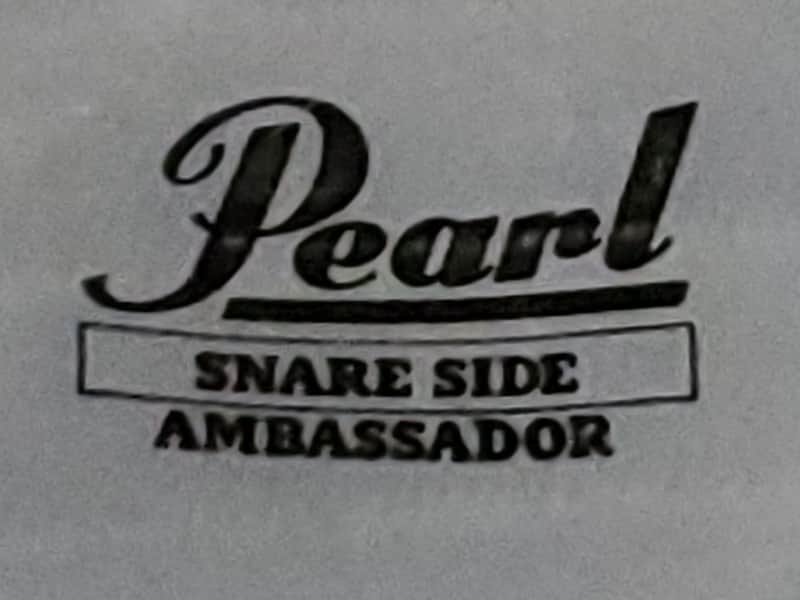 Vintage 14" PEARL SNARE BOTTOM Clear Drumhead  ...ALMOST NEW* image 1