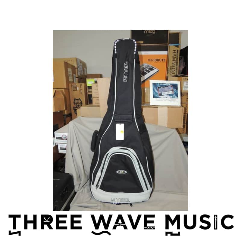 Ritter RG3000 D/SB Dreadnought Guitar Case Silk Grey / Black [Three Wave Music] image 1