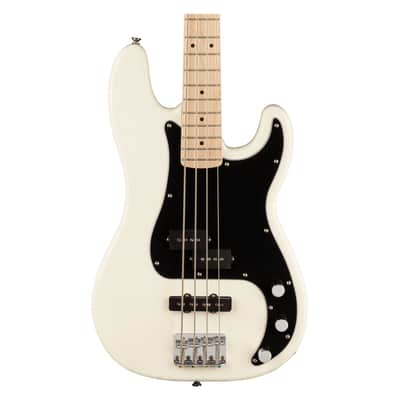 Used Squier Affinity Series Precision Bass PJ - Olympic White w/ Maple FB image 1