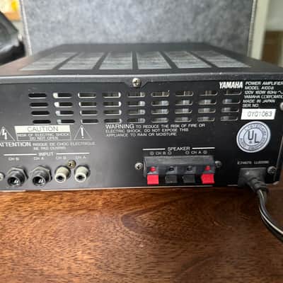 Yamaha A100a A 100 2 Channel Stereo Power Amp Amplifier image 2