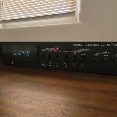 Vintage Fisher TR-7000 Audio Timer Rack Mount Hi-Fi Component Working Fluorescent Display image 7