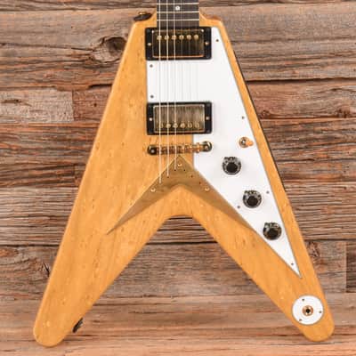Gibson Custom '58 Korina Flying V Natural 2023 image 1