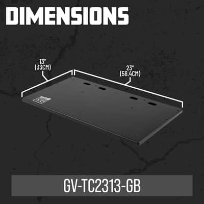 Gator Vertex by Gator Tour Compact Series 23" x 13" Pedalboard w/ Padded Gig Bag, (GV-TC2313-GB) image 5