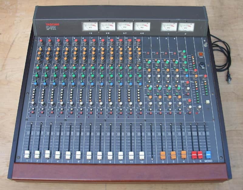 Tascam M312 Mixer Rare '80's 12 X 4 X 2 Recording Console w/ VU