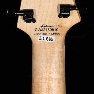 Jackson JS Series Dinky Arch Top JS22Q-7 DKA HT Amaranth Fingerboard Transparent Black Burst (819) image 6