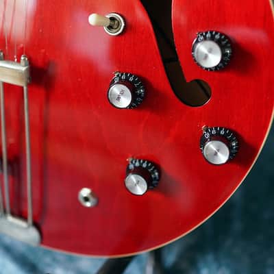 Epiphone Custom Shop Riviera 2009 Cherry Red w/Mini-Humbuckers image 5