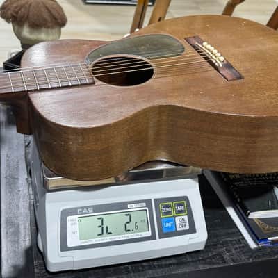 Martin 0-17 1944 - killer all mahogany example w/scalloped braces & fresh neck reset ! image 14