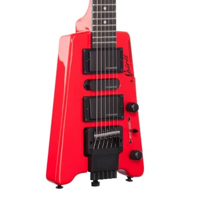 Steinberger Spirit GT PRO Deluxe Hot Rod Red with Gig Bag image 9