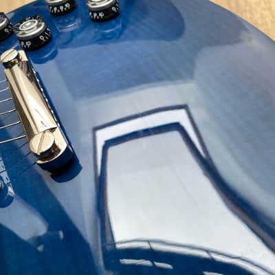 Epiphone Les Paul Ultra III 2011 - 2019 - Midnight Sapphire - Modified image 9