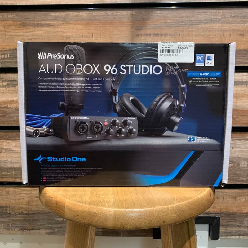 PreSonus AudioBox 96 Ultimate Hardware & Software Recording Bundle - 25th Anniversary Edition image 1