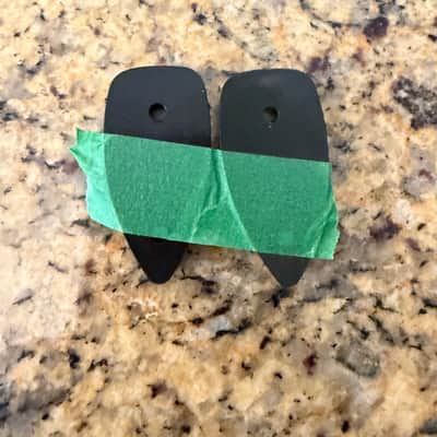 Ayotte Large Lug Spacers NOS from Ayotte 2018 - Black matte image 2