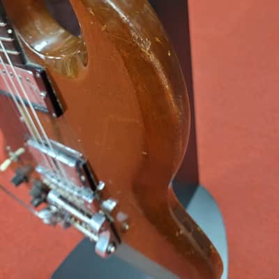 Gibson SG Standard Left Hand with Ebony Fretboard and Bigsby 1972 - 1985 - Walnut image 10