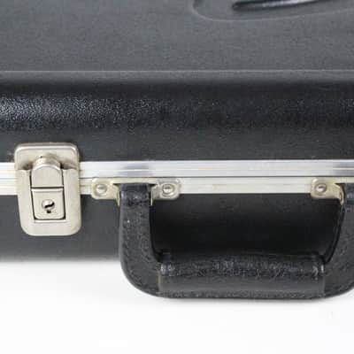 1978 Vintage Fender Stratocaster Telecaster Molded Plastic Guitar Black CASE USA 1970s image 3